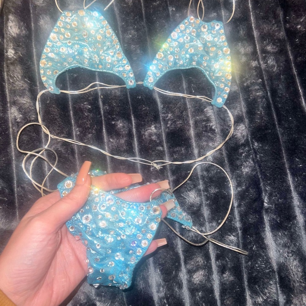 Sparkling Blue Bikini Set